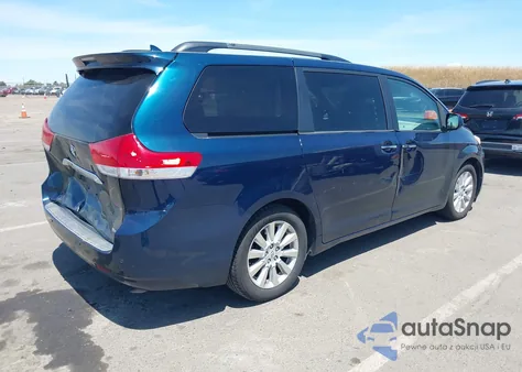 2011 Toyota Sienna Limited V6 from USA, damaged, VIN 5TDYK3DC5BS038262
